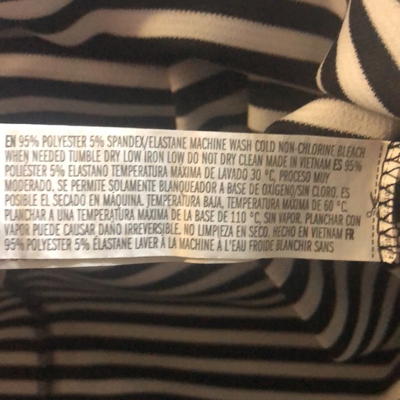 Forever 21 XL Stripe Dress Black White - Picture 6 of 6